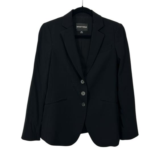Emporio Armani Jackets & Blazers - Emporio Armani Black Blazer Women’s Size 42
